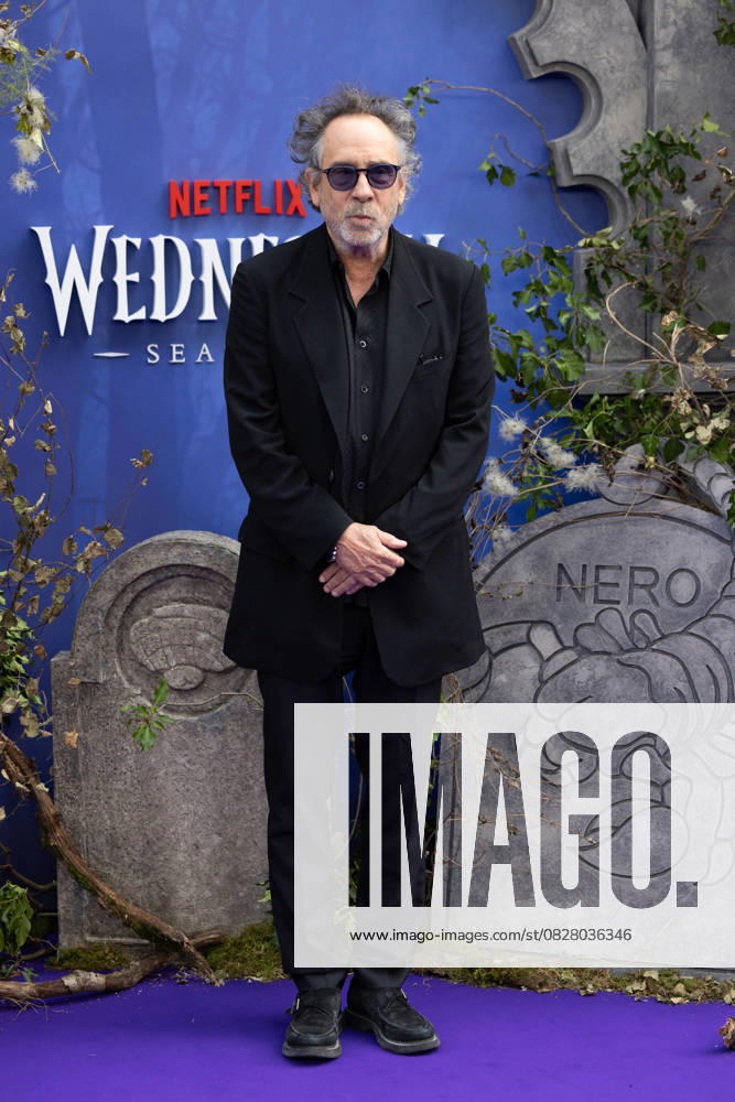 Wednesday TV show Season 2 premiere Guests and Cast attend the Wednesday TV show Season 2 premiere Featuring: Tim Burton Where: London, United Kingdom When: 30 Jul 2025 Credit: Phil Lewis WENN London United Kingdom