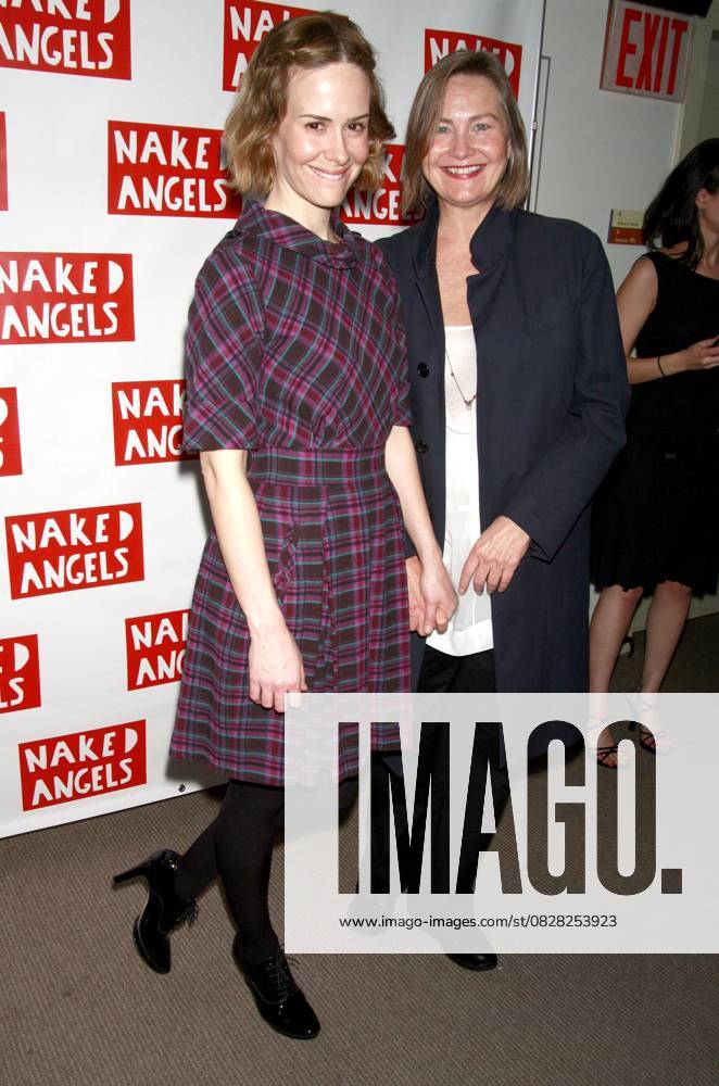 Sarah Paulson and her girlfriend Cherry Jones Opening night performance of Naked Angels world premiere of Next Fall at the Peter Jay Sharp Theater at Playwrights Horizons, New York City, United States Joseph Marzullo WENN.com 2443846
