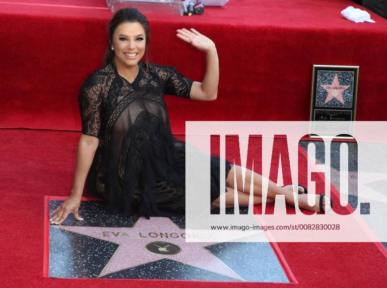 HOLLYWOOD, CA - APRIL 16: Eva Longoria Honored With Star On The Hollywood Walk Of Fame in Hollywood, California on April 16, 2018.