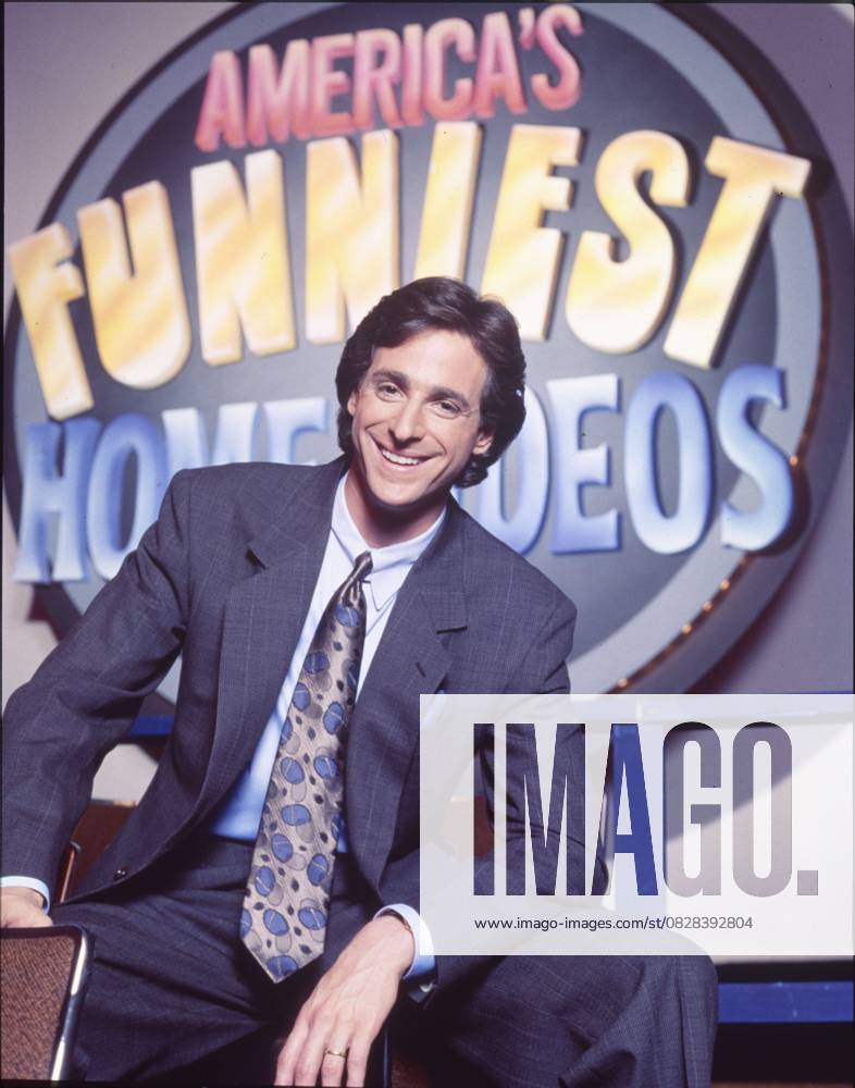 RELEASE DATE: 1989 TITLE: Americas Funniest Home Videos STUDIO: PLOT: The show features humorous home videos that are submitted by viewers. The most common videos feature unintentional physical comedy, pets or children and some staged pranks. STARRING: Host BOB SAGET. Los Angeles USA - ZUMAz90_ 20250725_shc_z90_263