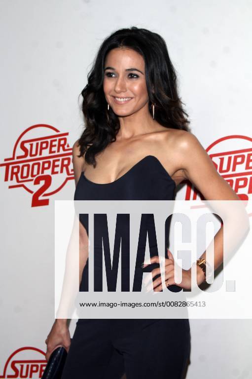 NEW YORK, NY April 18, 2018:Emmanuelle Chriqui attendFox Searchlight Pictures presents premiere of Super Troopers 2 at the Regal Union Square Stadium 14 in New York. April 18, 2018