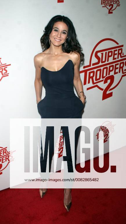 NEW YORK, NY April 18, 2018:Emmanuelle Chriqui attendFox Searchlight Pictures presents premiere of Super Troopers 2 at the Regal Union Square Stadium 14 in New York. April 18, 2018