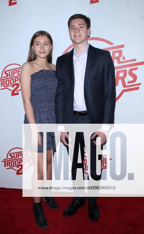 NEW YORK, NY April 18, 2018:Gabrielle Perello, Ethan Twomey Perello, attendFox Searchlight Pictures presents premiere of Super Troopers 2 at the Regal Union Square Stadium 14 in New York. April 18, 2018