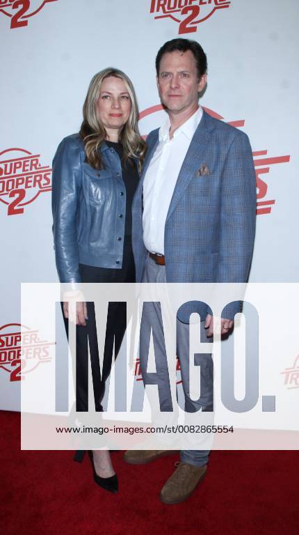 NEW YORK, NY April 18, 2018:Erik Stolhanske, Barbara Slade attendFox Searchlight Pictures presents premiere of Super Troopers 2 at the Regal Union Square Stadium 14 in New York. April 18, 2018