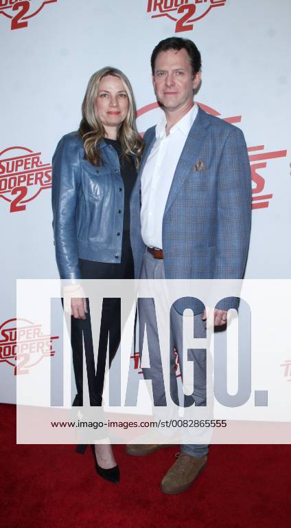 NEW YORK, NY April 18, 2018:Erik Stolhanske, Barbara Slade attendFox Searchlight Pictures presents premiere of Super Troopers 2 at the Regal Union Square Stadium 14 in New York. April 18, 2018
