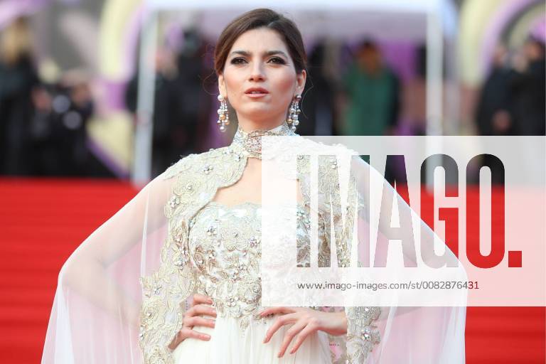 Entertainment Bilder der Woche KW16 MOSCOW, RUSSIA â€“ APRIL 19, 2018: American actress Blanca Blanco at the opening of the 40th Moscow International Film Festival. Valery Sharifulin TASS TS07C7D2