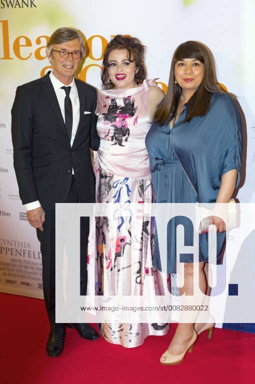 Bille August Helena Bonham Carter and Anita Elsani at the premiere of the movie Eleanor Colette 55 Steps in the Lichtburg Essen 19 04 2018 Foto:xA.xHavergox xFuturexImage