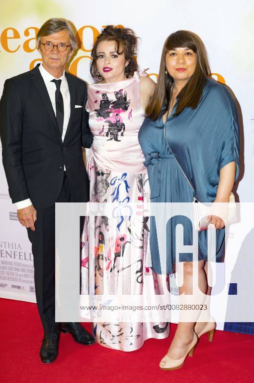 Bille August Helena Bonham Carter and Anita Elsani at the premiere of the movie Eleanor Colette 55 Steps in the Lichtburg Essen 19 04 2018 Foto:xA.xHavergox xFuturexImage