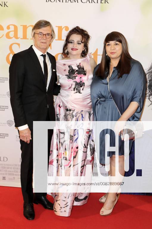 Bille August Helena Bonham Carter and Anita Elsani at the premiere of the movie Eleanor Colette 55 Steps in the Lichtburg Essen 19 04 2018 Foto:xFuturexImage