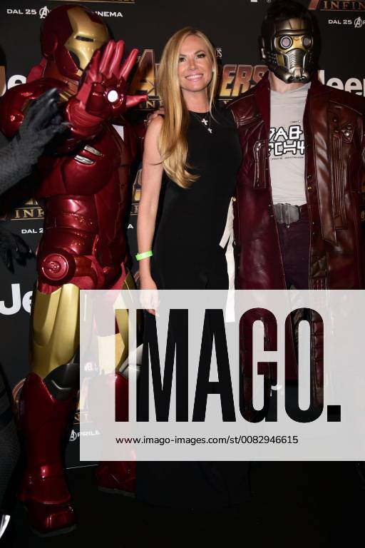 Milano, Prima del film Avengers Infinity Wars Nella foto: Federica Panicucci