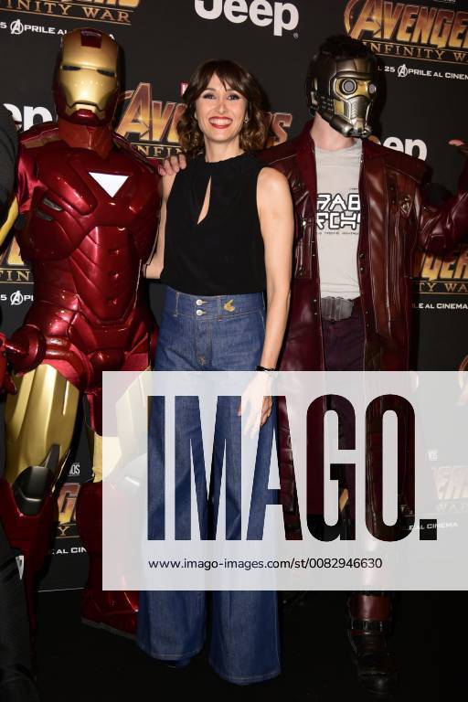 Milano, Prima del film Avengers Infinity Wars Nella foto: Benedetta Parodi