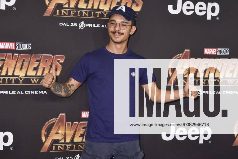Prima del film Avengers Infinity Wars nella foto: Moreno