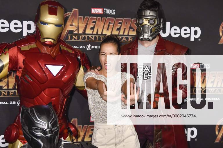 Prima del film Avengers Infinity Wars nella foto: Tess Masazza