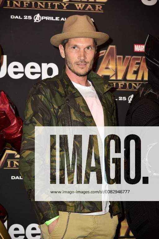 Milano, Prima del film Avengers Infinity Wars Nella foto: Alvin