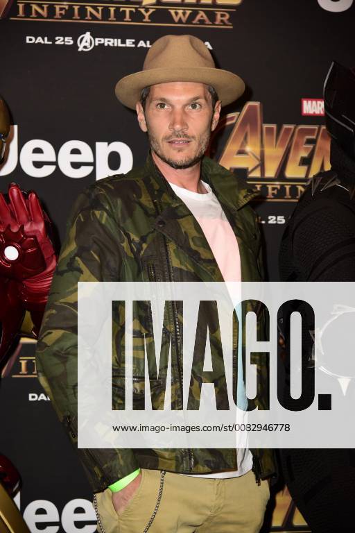 Milano, Prima del film Avengers Infinity Wars Nella foto: Alvin