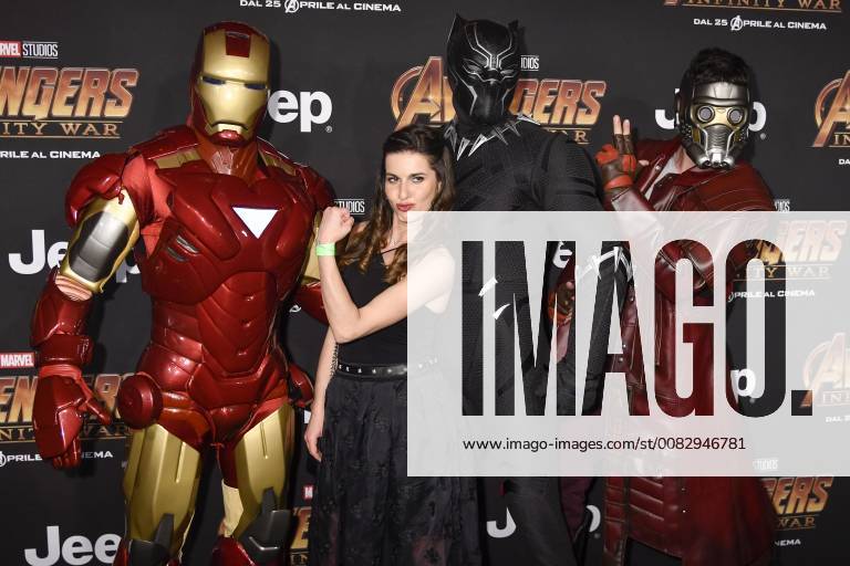 Prima del film Avengers Infinity Wars nella foto: Valentina Marchei