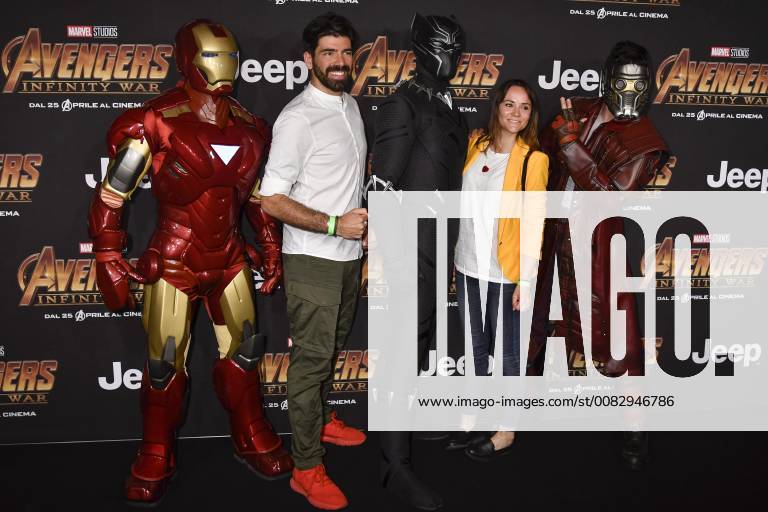 Prima del film Avengers Infinity Wars nella foto: