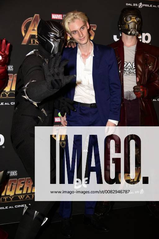 Milano, Prima del film Avengers Infinity Wars Nella foto: Luca Cicovani