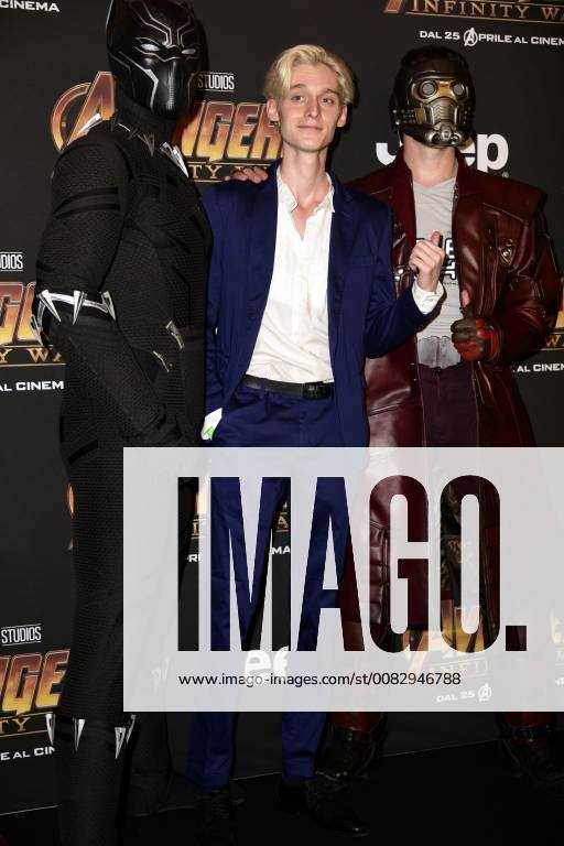 Milano, Prima del film Avengers Infinity Wars Nella foto: Luca Cicovani