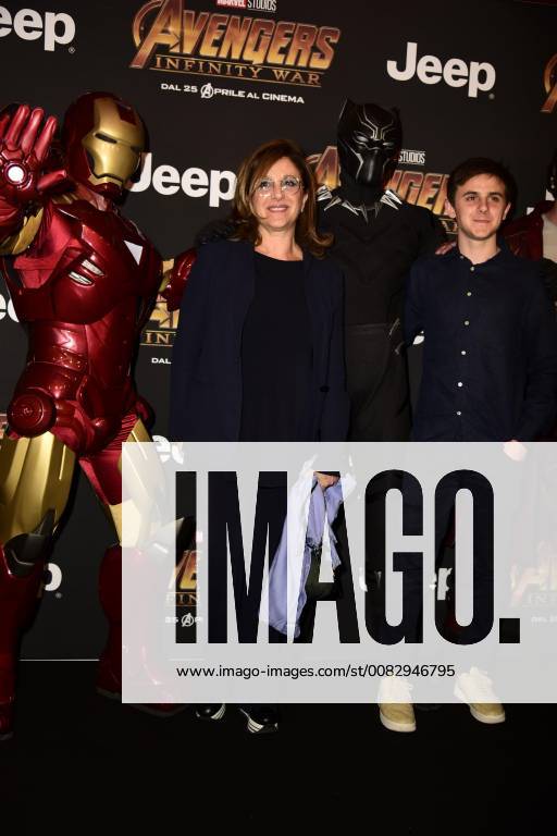 Milano, Prima del film Avengers Infinity Wars Nella foto: Carla Signoris