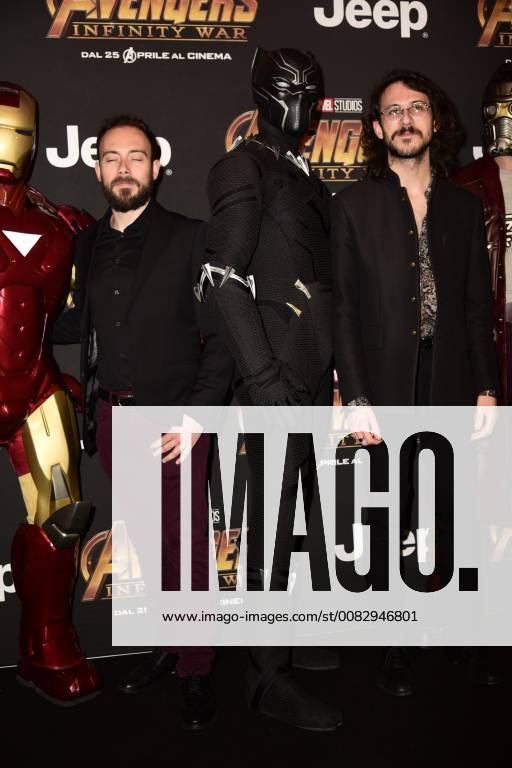 Milano, Prima del film Avengers Infinity Wars Nella foto: The Jakal