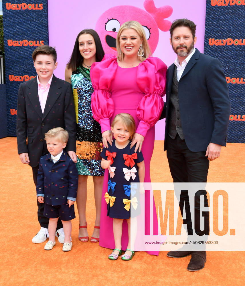 Kelly Clarkson files for divorce from husband Brandon Blackstock. The Voice coach and Blackstock, a music manager, have been married since October 2013 and have two children together, River Rose and Remington Alexander. Blackstock also has two children from a previous marriage. File photo: 27 April 2019 - Los Angeles, California - Seth Blackstock, Remington Alexander Blackstock, Savannah Blackstock, Kelly Clarkson, River Rose Blackstock, Brandon Blackstock. UGLYDOLLS World Premiere held at Regal L.A. Live: A Barco Innovation Center. Photo
