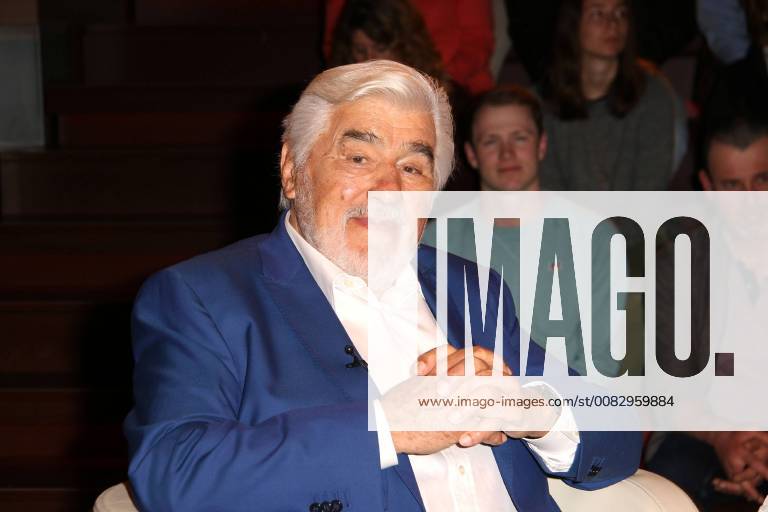 Mario Adorf at the M Lanz ZDF Talkshow at the 25 04 2018 in Hamburg M Lanz ZDF Talkshow at the 25 04 2018 in Hamburg