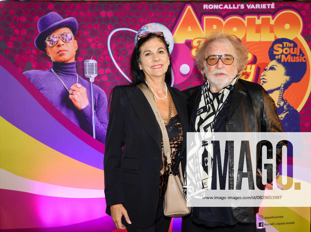 Roncallis Apollo Variete Fresh n Funk premiere performance Bernhard Paul with his wife Eliana Larible, to whom he has been married for 35 years Düsseldorf Apollo NRW Germany