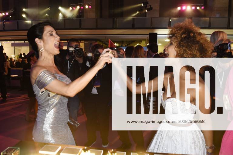 Mariella Ahrens and Marie Amiere at the Aftershow Party after the 26th presentation of the German Perfume Award Duftstars 2018 at Tempelhof Airport Berlin 25 04 2018 Foto:xF.xFuturexImage