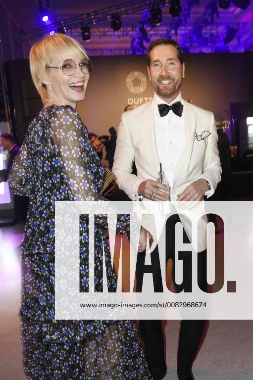 Susann Atwell and Jörg Oppermann at the Aftershow Party after the 26th presentation of the German Perfume Award Duftstars 2018 at Tempelhof Airport Berlin 25 04 2018 Foto:xF.xFuturexImage