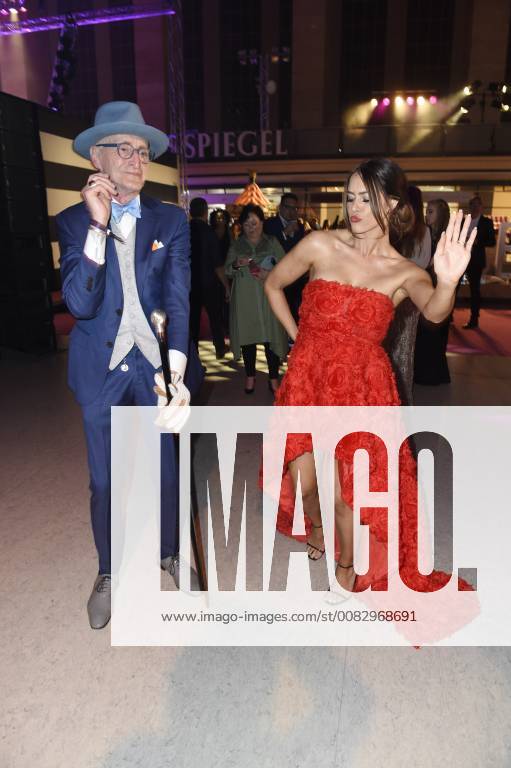Günther Krabbenhöft and Jessica Paszka at the Aftershow Party after the 26th presentation of the German Perfume Award Duftstars 2018 at Tempelhof Airport Berlin 25 04 2018 Foto:xF.xFuturexImage