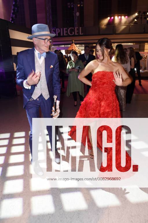 Günther Krabbenhöft and Jessica Paszka at the Aftershow Party after the 26th presentation of the German Perfume Award Duftstars 2018 at Tempelhof Airport Berlin 25 04 2018 Foto:xF.xFuturexImage