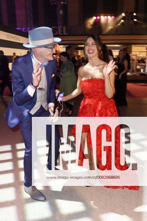 Günther Krabbenhöft and Jessica Paszka at the Aftershow Party after the 26th presentation of the German Perfume Award Duftstars 2018 at Tempelhof Airport Berlin 25 04 2018 Foto:xF.xFuturexImage