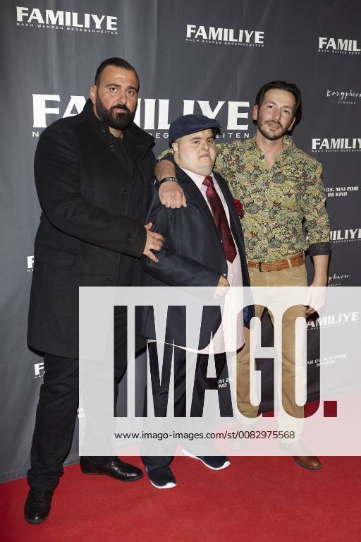 Directors Kubilay Sarikaya Muhammed Kirtan and Sedat Kirtan premiere FAMILY in Berlin on 26 04 2018 Premiere FAMILYE