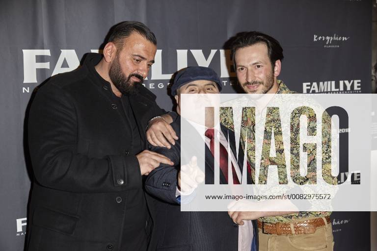 Directors Kubilay Sarikaya Muhammed Kirtan and Sedat Kirtan premiere FAMILY in Berlin on 26 04 2018 Premiere FAMILYE