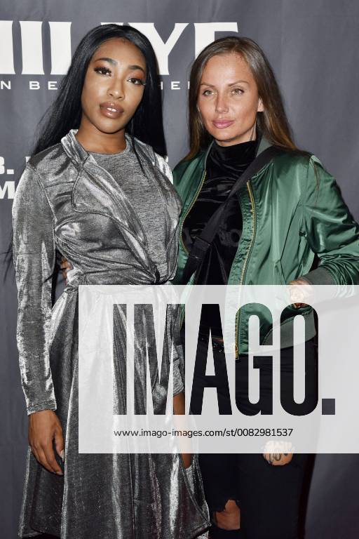 Schwesta Ewa with accompaniment at the premiere of the movie Familiye at Cinemaxx Potsdamer Platz Berlin 26 04 2018 Foto:xN.xKubelkax xFuturexImage