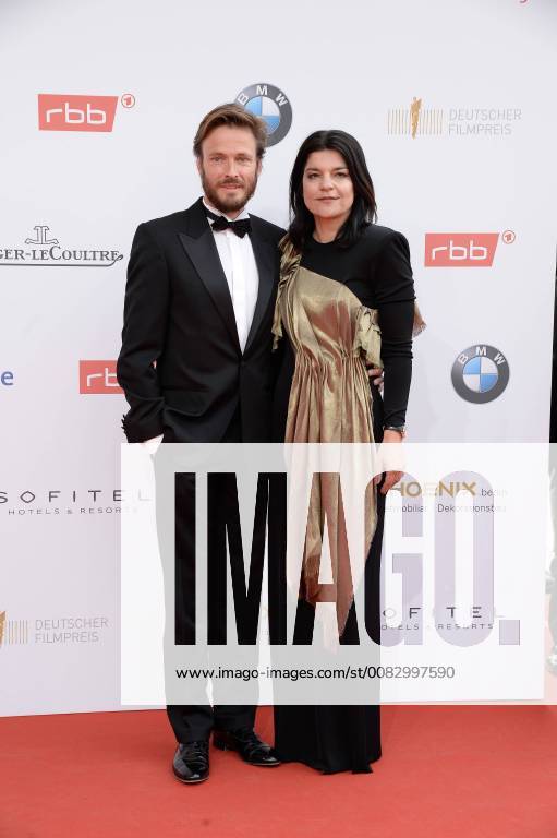 Andreas Pietschmann and Jasmin Tabatabai German Film Award 2018 at Messe Berlin am27 04 2018