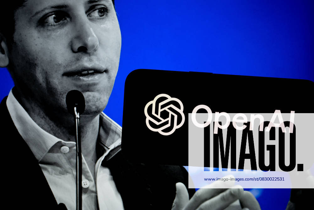 OpenAI ANKARA, TURKIYE - AUGUST 13: In this photo illustration OpenAI icon is displayed on a mobile phone screen with the photo of Sam Altman, chief executive officer of OpenAI in Ankara, Turkiye on August 13, 2024. Ankara Turkey. Editorial use only. Please get in touch for any other usage.