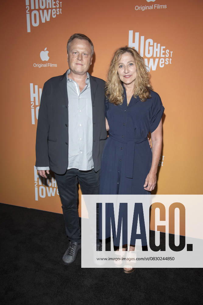 (L-R) Will Cotton and Edie Falco attend the Highest 2 Lowest New York Premiere at Brooklyn Academy of Music. New York United States - ZUMAs197 20250811_aaa_s197_175
