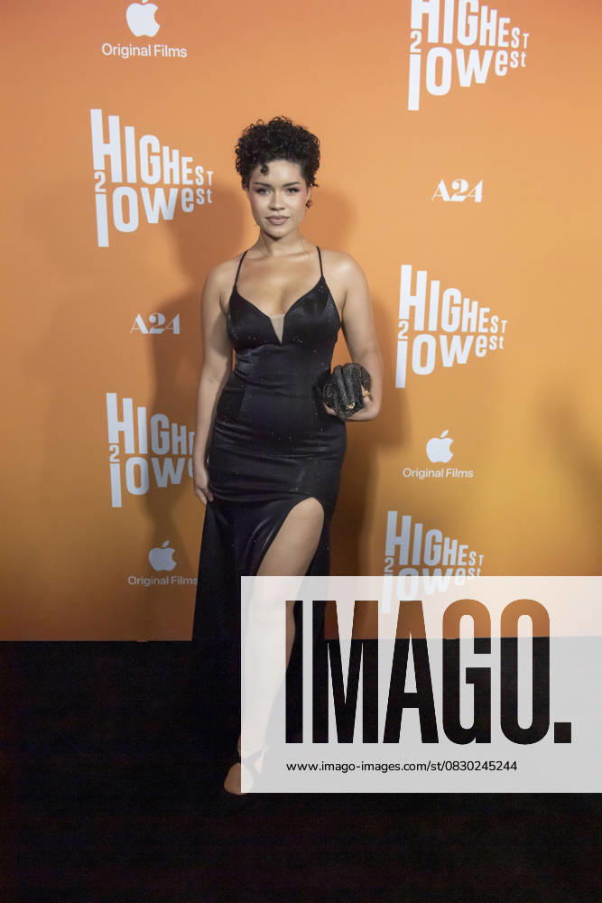 Aiyana-Lee attends the Highest 2 Lowest New York Premiere at Brooklyn Academy of Music. New York United States - ZUMAs197 20250811_aaa_s197_185