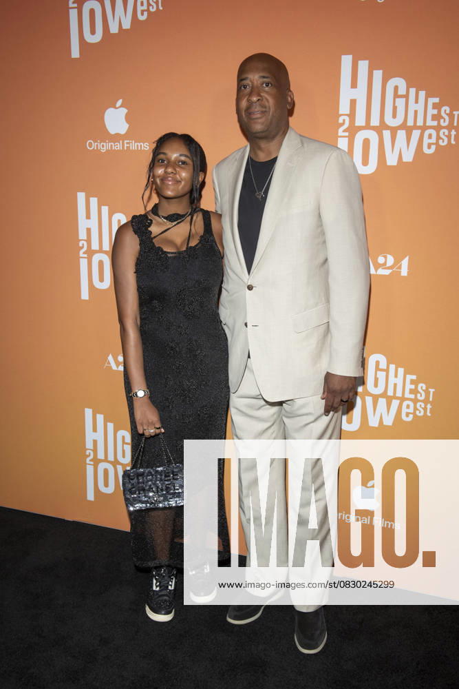 Wesley Williams (R) attends the Highest 2 Lowest New York Premiere at Brooklyn Academy of Music. New York United States - ZUMAs197 20250811_aaa_s197_196
