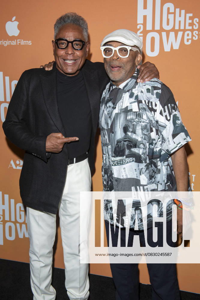 (L-R) Giancarlo Esposito and Spike Lee attend the Highest 2 Lowest New York Premiere at Brooklyn Academy of Music. New York United States - ZUMAs197 20250811_aaa_s197_203