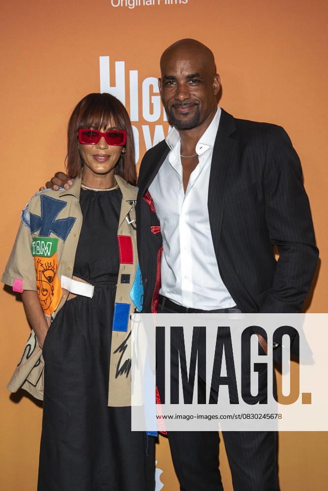 (L-R) Nicole Ari Parker and Boris Kodjoe attend the Highest 2 Lowest New York Premiere at Brooklyn Academy of Music. New York United States - ZUMAs197 20250811_aaa_s197_210