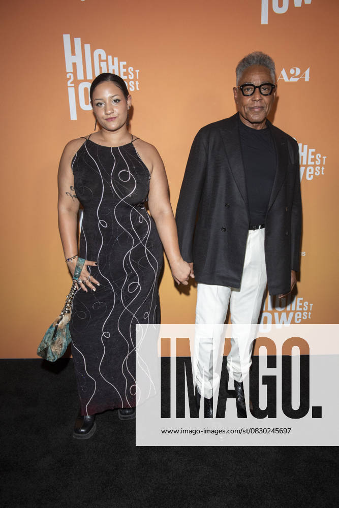 (L-R) Syrlucia Esposito and Giancarlo Esposito attend the Highest 2 Lowest New York Premiere at Brooklyn Academy of Music. New York United States - ZUMAs197 20250811_aaa_s197_219
