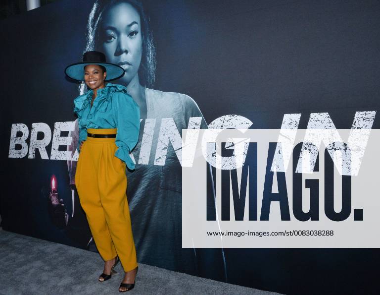 Cast member Gabrielle Union attends the special screening of the motion picture thriller Breaking In at the ArcLight Cinema Dome in the Hollywood section of Los Angeles on May 1, 2018. Storyline: A woman fights to protect her family during a home invasion. LAP2018050107 JIMxRUYMEN
