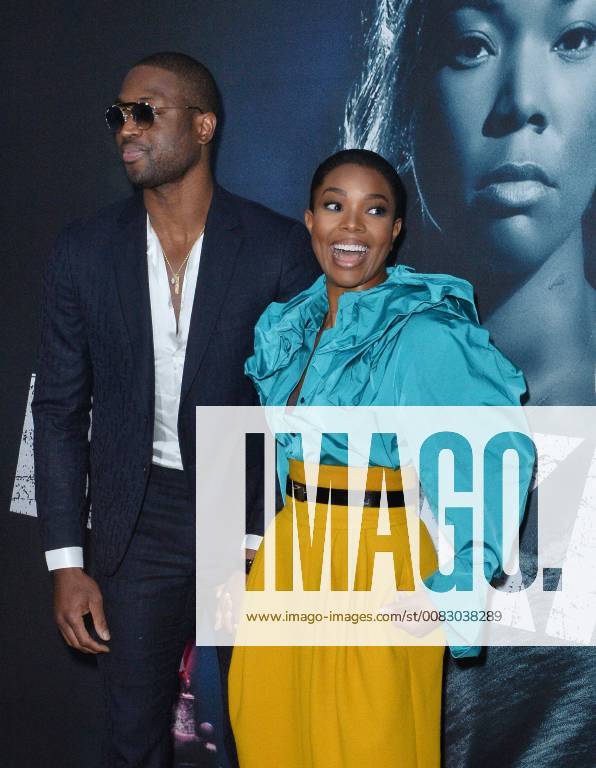 Cast member Gabrielle Union and her husband, NBA player Dwayne Wade attend the special screening of the motion picture thriller Breaking In at the ArcLight Cinema Dome in the Hollywood section of Los Angeles on May 1, 2018. Storyline: A woman fights to protect her family during a home invasion. LAP2018050108 JIMxRUYMEN