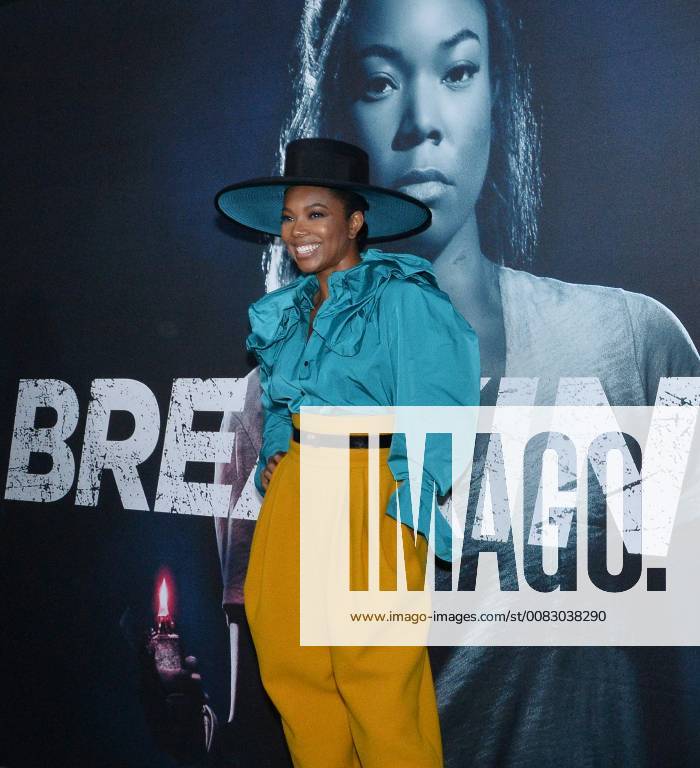 Cast member Gabrielle Union attends the special screening of the motion picture thriller Breaking In at the ArcLight Cinema Dome in the Hollywood section of Los Angeles on May 1, 2018. Storyline: A woman fights to protect her family during a home invasion. LAP2018050109 JIMxRUYMEN