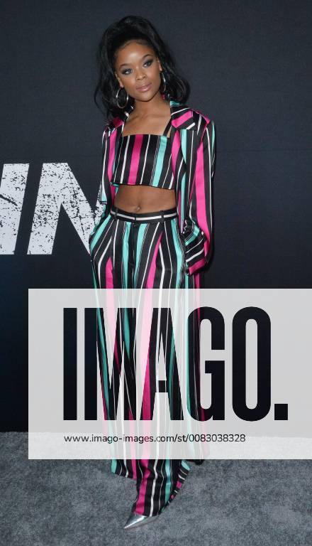 Cast member Ajiona Alexus attends the special screening of the motion picture thriller Breaking In at the ArcLight Cinema Dome in the Hollywood section of Los Angeles on May 1, 2018. Storyline: A woman fights to protect her family during a home invasion. LAP2018050118 JIMxRUYMEN