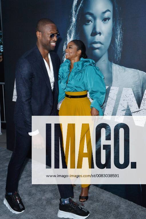 Cast member Gabrielle Union and her husband, NBA player Dwayne Wade attend the special screening of the motion picture thriller Breaking In at the ArcLight Cinema Dome in the Hollywood section of Los Angeles on May 1, 2018. Storyline: A woman fights to protect her family during a home invasion. LAP2018050135 JIMxRUYMEN