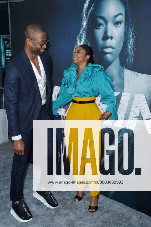 Cast member Gabrielle Union and her husband, NBA player Dwayne Wade attend the special screening of the motion picture thriller Breaking In at the ArcLight Cinema Dome in the Hollywood section of Los Angeles on May 1, 2018. Storyline: A woman fights to protect her family during a home invasion. LAP2018050136 JIMxRUYMEN